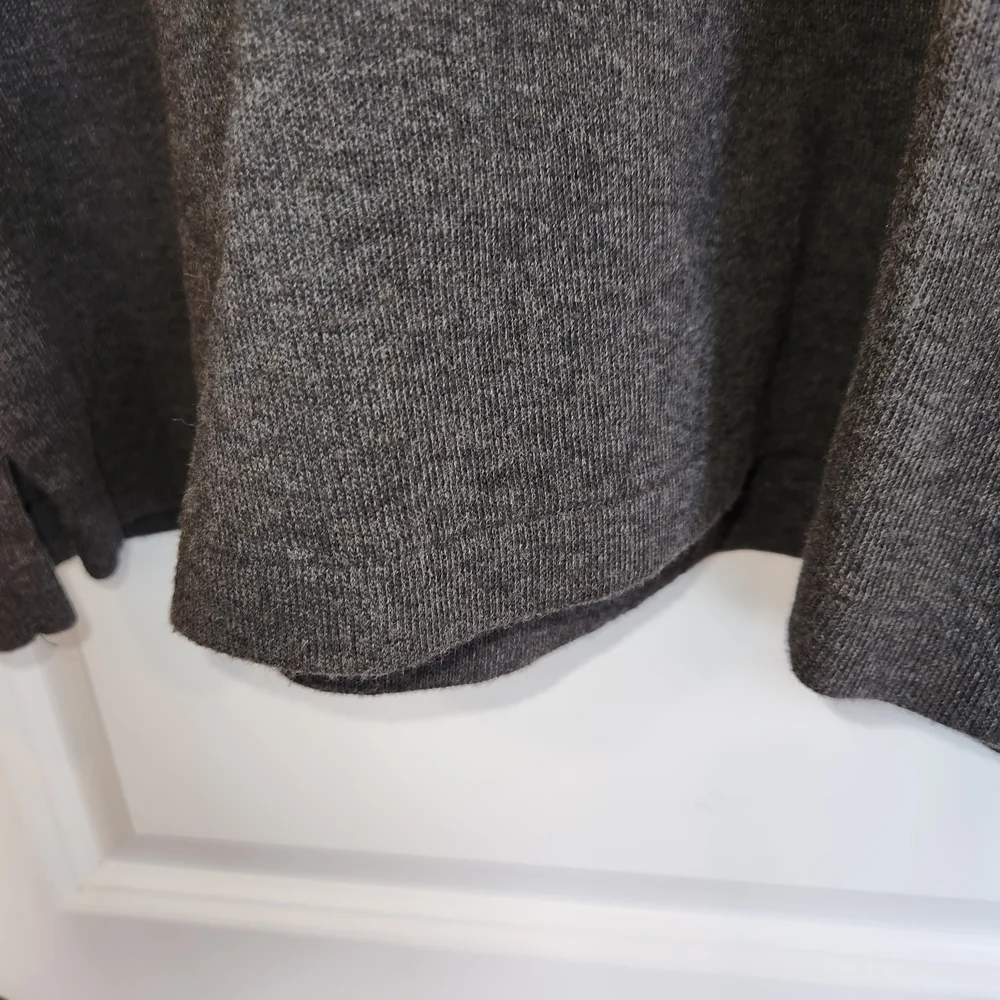Polo Ralph Lauren Estate Rib Charcoal 1/4 Zip Size XL Multicolored Pony Soft